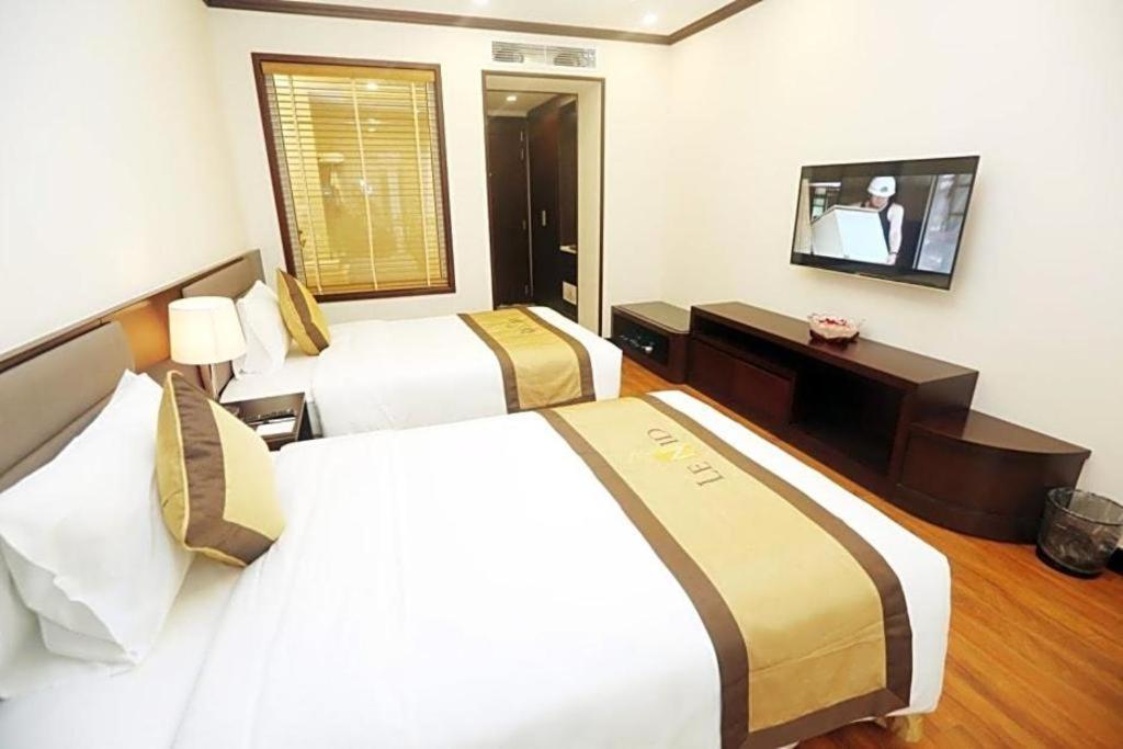 Lenid Hotel Tho Nhuom Hanoi Exterior foto