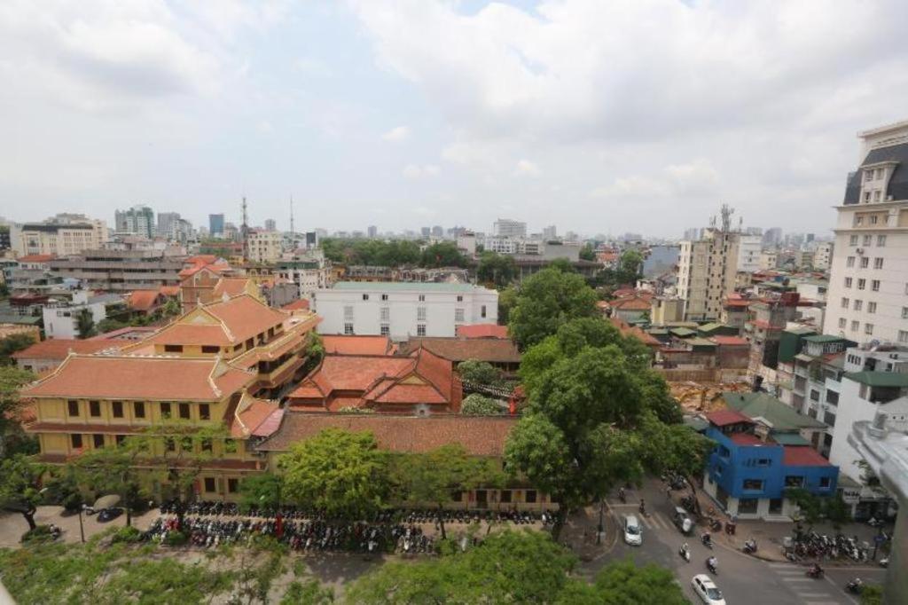 Lenid Hotel Tho Nhuom Hanoi Exterior foto
